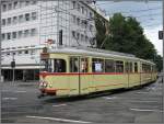 Die alte Tram 1269 wird nicht mehr im regulren Liniendienst eingesetzt, sondern wie hier am 11.07.2009 fr Sonderfahrten.