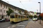 Auf Privater Sonderfahrt war dieser 3 Wagenzug aus Aufbauwagen+Aufbauwagen+Niederflurwagen.