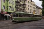 Tw 114 beim Straenbahnkorso in Dsseldorf am Karolingerplatz am 19.06.2011