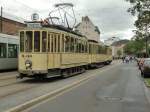 TW354 und 2 Beiwagen beim Abschied vom Betriebshof  Steinberg  in Dsseldorf (19.06.2011)