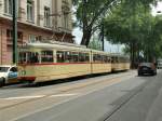 TW2701 + Beiwagen nache Dsseldorf Hbf bei der Strassenbahnparade zum Abschied des Betriebshoffes  Steinberg  (19.06.2011)