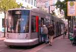 Düsseldorf RBG SL 701 (NF10 2016) Nordstraße (Haltestelle Dreieck) am 13. Juli 2009.