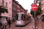 Düsseldorf RBG SL 715 (NF8u 3315) Hunsrückenstraße / Flinger Straße am 13. Juli 2009.