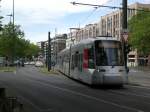 Dsseldorf: Straenbahnlinie 709 nach Grafenberg Staufenplatz am Hauptbahnhof.(2.7.2012)    