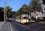 Erinnerungen an die Neusser Straßenbahn: Zum Zeitpunkt der Stillegung waren die erst 1964 beschafften 6x-Einrichtungs-Gelenkwagen 41-43 die modernsten Fahrzeuge der Neusser Straßenbahn.