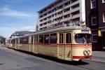 Fernbahnlinien der Düsseldorfer Rheinbahn: Auf den Fernbahnlinien nach Duisburg und  Krefeld setzte die Rheinbahn bis in die 1970er Jahre extra für diese Linien beschaffte Fahrzeuge ein.