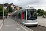 Düsseldorf Rheinbahn SL 701 (Siemens NF10 2031) Holthausen am 14. Juli 2015.