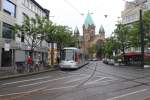 Düsseldorf Rheinbahn SL 715 (NF8U 3308) Pempelfort, Collenbachstraße / Nordstraße am 14. Juli 2015.