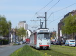 Tw 3223 kam am 22.4 durch Neuss gefahren und wird in wenigen Minuten den Neusser Hbf erreichen.