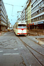 Rund um den Düsseldorfer Hauptbahnhof wurde 1983 sehr viel gebaut.