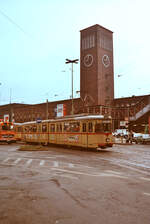 Düsseldorf Hauptbahnhof und seine Straßenbahn (1983)