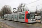 Deutschland, Düsseldorf, Rheinbahn
Strassenbahnwagen 2112, Linie 706, am Gleisdreieck Düsseldorf Hamm
3/2/2023