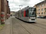 Niederflurwagen beim Abschied vom Betriebshof  Steinberg  in Dsseldorf (19.06.2011)