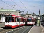 DVG-Tw 1022 und 1016 an der (H) Stadthalle in Mlheim (21.