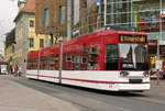 15. Oktober 2012, Erfurter Verkehrsbetriebe, Wagen MGT6DE Nummer 613 auf der Linie 6. 