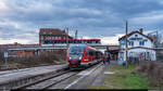 DB Regio 642 520 & EVAG Combino 654 / Erfurt Nord, 24. Februar 2022<br>
RB52 Erfurt Hbf - Leinefelde & 5 Hauptbahnhof - Zoopark