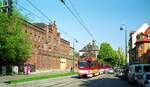 EVAG Erfurt__KT4D 521 [1987 > 2013 Lwiw] in Doppeltraktion auf Linie 3 nach Windischholzhausen.__04-2000