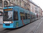 Wagen 615 mit einem weiteren Wagen auf einer Stadtrundfahrt am 5.4.13 (Erfurt-Anger)  