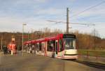 EVAG 648 als Linie 5 zum Hauptbahnhof, am 07.01.2014 an der Haltestelle Zoopark.