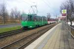 EVAG 518 + 519 + 405 als Linie 3 zum Urbicher Kreuz, am 19.03.2014 am Europaplatz.