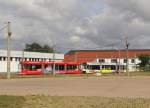 EVAG 701 + 708 am 01.09.2013 abgestellt im Betriebshof in der Magdeburger Allee.