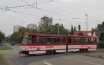 EVAG 520 auf Stadtrundfahrt, am 17.10.2014 in der Wendeschleife Pappelstieg.