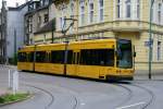 Straenbahn 1501 der EVAG am 20.Juli 2009 in der Schleife Dellwig,Wertstrae