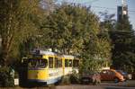 Essen Tw 1827, Stadtwaldplatz, 20.10.1985.