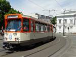 VGF Düwag Pt Wagen 148 am 28.05.17 in Frankfurt am Main