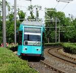 VGF Düwag/Siemens R-Wagen 001 am 28.05.17 in Frankfurt am Main