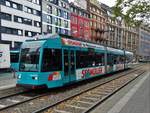 VGF Bombardier R-Wagen 019 am 21.10.17 in Frankfurt am Main Basler Platz