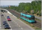 Der S-Triebwagen 222 hatte am 04.05.2007 auf dem 14.