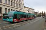 VGF Düwag R-Wagen 011 mit Karneval Werbung am 09.03.19 in Frankfurt am Main Südbahnhof 