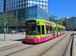 VGF Düwag S-Wagen 253 am 20.04.19 in Frankfurt am Main Willy Brandt Platz