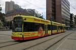 VGF Bombardier Flexity Classic S-Wagen 254 am 03.08.19 in Frankfurt am Main Willy Brand Platz