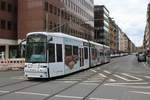 VGF Bombardier Flexity Classic S-Wagen 274 am 03.08.19 in Frankfurt am Main Willy Brand Platz