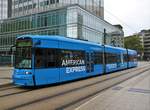 VGF Bombardier Flexity Classis S-Wagen 244 am 29.09.19 in Frankfurt Willy Brandt Platz