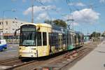 VGF Bombardier Flexity Classic S-Wagen 240 am 19.08.20 in Frankfurt am Main