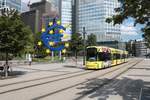 VGF Bombardier Flexity Classic S-Wagen 252 am 19.08.20 in Frankfurt am Main