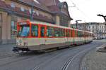 VGF Düwag Pt Wagen 148 am 22.02.21 in Frankfurt Südbahnhof