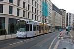 VGF Bombardier Flexity Classic S-Wagen 267 am 10.04.21 in Frankfurt am Main