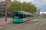 VGF Bombardier Flexity Classic S Wagen 255 am 22.05.21 in Frankfurt am Main