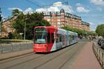 VGF Bombardier Flexity Classic S Wagen 241 am 19.06.21 in Frankfurt am Main