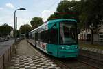 VGF Bombardier Flexity Classic S Wagen 255 am 16.08.21 als Linie 12 