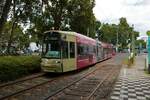 VGF Bombardier Flexity Classic S Wagen 258 am 16.08.21 als Linie 12 zum Zoo