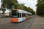 VGF Bombardier Flexity Classic S Wagen 248 am 16.08.21 als Linie 11 mit Umleitung über Bornheim Mitte