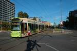 VGF Bombardier Flexcity Classic S-Wagen 218 am 25.09.21 in Frankfurt am Main