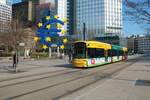 VGF Bombardier Flexity Classic S-Wagen 261 am 12.03.22 in Frankfurt