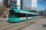 VGF Bombardier Flexity Classic S-Wagen 212 am 12.03.22 in Frankfurt