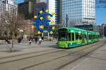 VGF Bombardier Flexity Classic S-Wagen 253 am 12.03.22 in Frankfurt